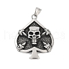316 Surgical Stainless Steel Big Pendants STAS-D304-12AS-1