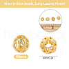 CHGCRAFT Brass Hollow Beads KK-CA0001-66G-2