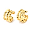Brass Cuff Earrings EJEW-K309-14G-4
