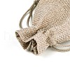 Burlap Packing Pouches Drawstring Bags ABAG-Q050-10x14-01-3