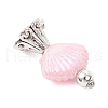 6Pcs ABS Plastic Shell Shape Home Display Decorations AJEW-JD00020-5