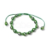 Lampwork Evil Eye Beads Braided Bead Bracelets for Men Women BJEW-MZ00160-02-2