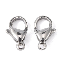 304 Stainless Steel Lobster Claw Clasps, Parrot Trigger Clasps, Manual  Polishing, Golden, 9x5x2.5mm, Hole: 1mm