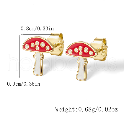 Fashionable S925 Sterling Silver Stud Earrings ST6507-3-1