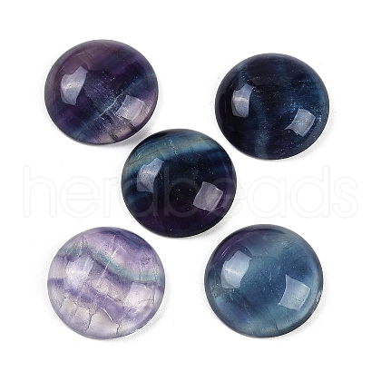 Natural Colorful Fluorite Cabochons G-I370-06C-1