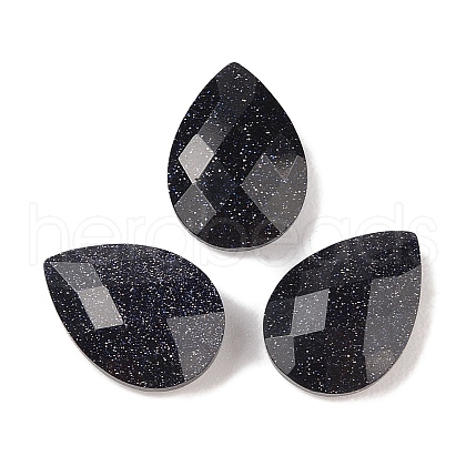 Synthetic Blue Goldstone Cabochons G-C146-05J-1