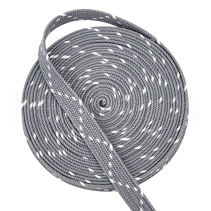 Cotton & Silk Blended Yarns Wave Ribbon for Handle OCOR-WH0085-71F-1