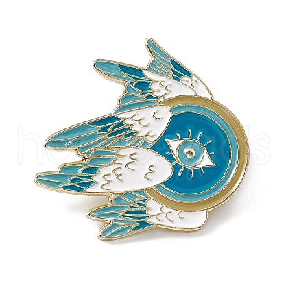 Eye of Horus with Wings Enamel Pin JEWB-A005-14-01-1
