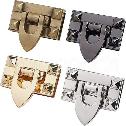 Zinc Alloy Bag Twist Lock Clasps FIND-CA0001-44-1