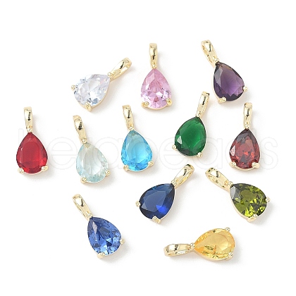 Brass Charms KK-D372-02G-1