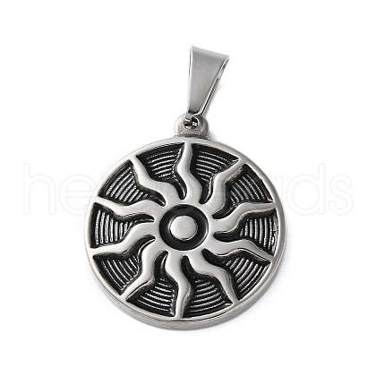 304 Stainless Steel Enamel Pendants STAS-G346-44P-1