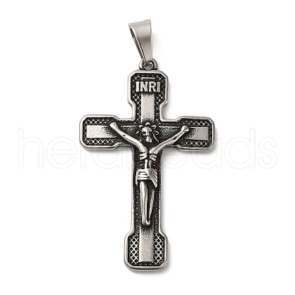 304 Stainless Steel Pendants STAS-Z045-02E-AS-1