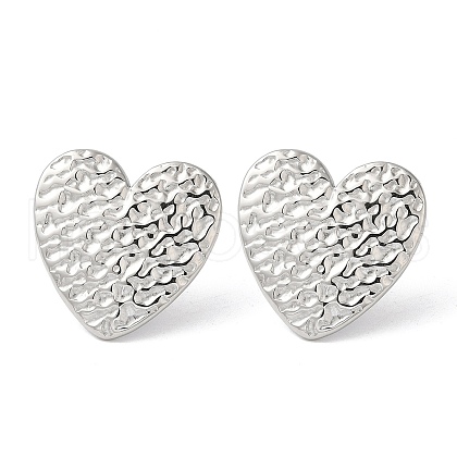Non-Tarnish 304 Stainless Steel Stud Earrings EJEW-Z026-02P-1