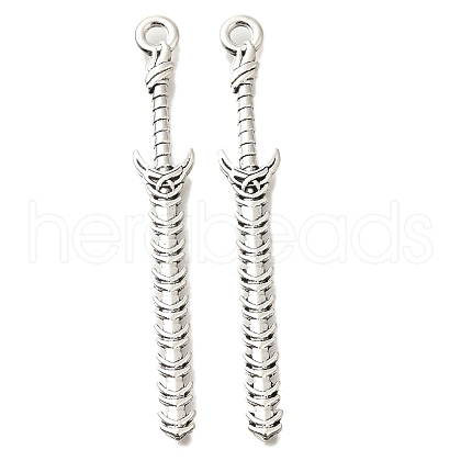Tibetan Style Alloy Big Pendants FIND-G078-32F-AS-1