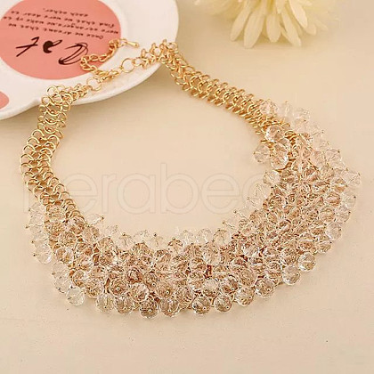 Alloy Bib Neckalces for Women FS-WG98D6E-01-1