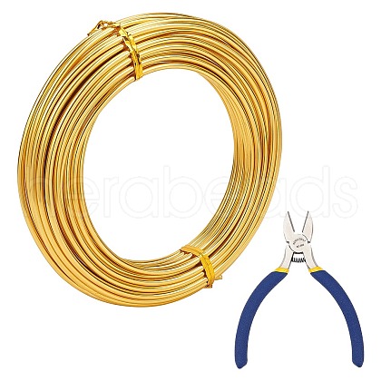 DIY Wire Wrapped Jewelry Kits DIY-BC0011-81G-04-1