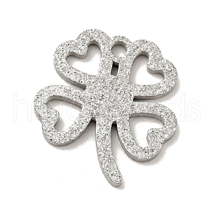 Non-Tarnish 304 Stainless Steel Textured Pendants STAS-J040-03B-P-1