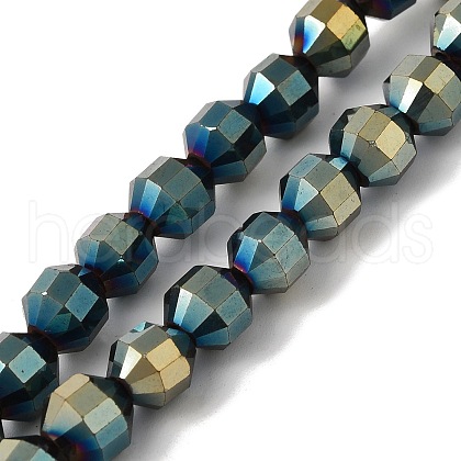 Electroplated Synthetic Non-magnetic Hematite Beads Strands G-I364-L01-07-1