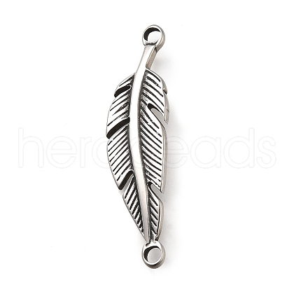 304 Stainless Steel Connector Charms STAS-L284-01AS-1