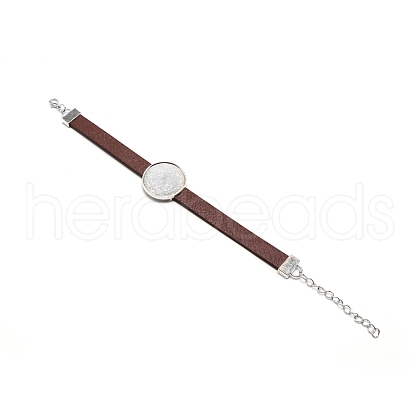 PU Leather Cord Bracelet Making AJEW-TAC0034-02A-1