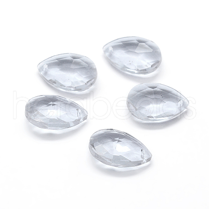 Faceted Glass Pendants X-GLAA-F069-S-A01-1