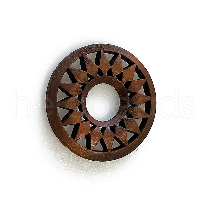 Wood Pendants EJEW-PW0001-03G-1
