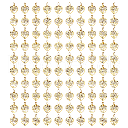 100Pcs Tibetan Style Alloy Pendants PALLOY-GO00038-1
