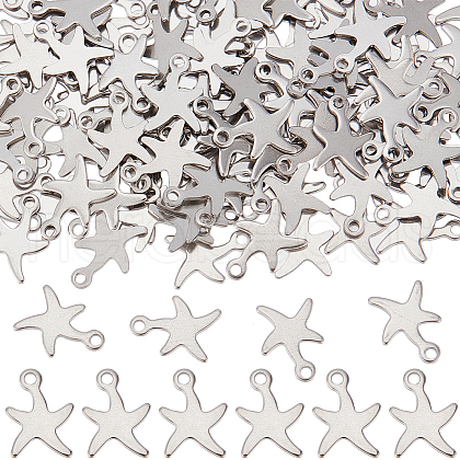 SUNNYCLUE 150Pcs 304 Stainless Steel Charms STAS-SC0008-64-1