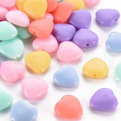 Opaque Acrylic Beads TACR-S154-44D-1