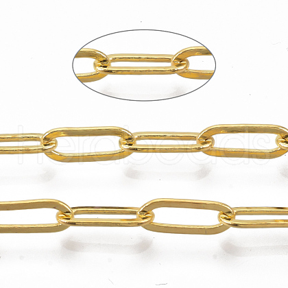 Brass Paperclip Chains CHC-S008-001B-G-1