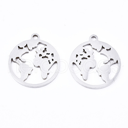 Non-Tarnish 201 Stainless Steel Pendants STAS-T044-196P-1
