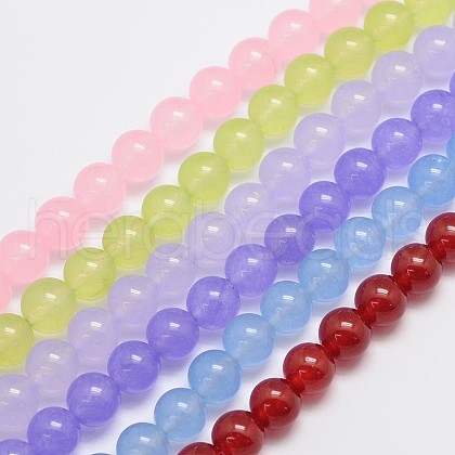 Natural & Dyed Malaysia Jade Bead Strands G-A146-14mm-A-1