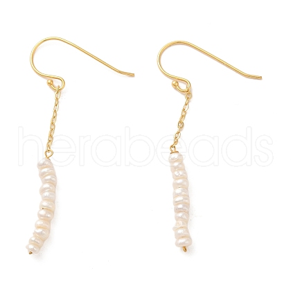 Sterling Silver Dangle Earrings EJEW-K273-03G-1