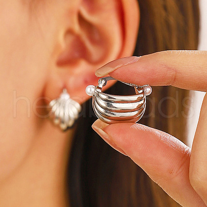 Alloy Bag Hoop Earrings WGD0B9F-07-1