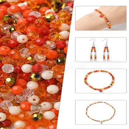Mixed Styles Glass Beads GLAA-YWC0004-01F-1