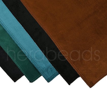 Velvet Silver Polishing Cloth for Jewelry AJEW-R006-02F-1
