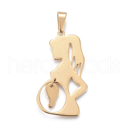 Mother's Day Gift 304 Stainless Steel Pendants STAS-F252-22G-1