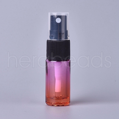 5ml Gradient Color Glass Spray Bottles MRMJ-WH0059-12A-1