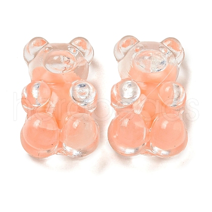 Transparent Acrylic Beads OACR-A027-11G-1
