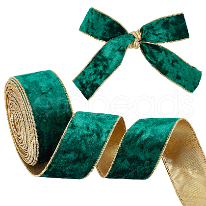 Single Face Velvet Wired Ribbon OCOR-WH0078-222B-03-1