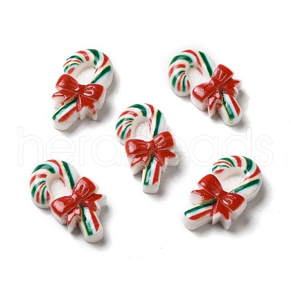 Christmas Opaque Resin Cabochons RESI-K019-30-1