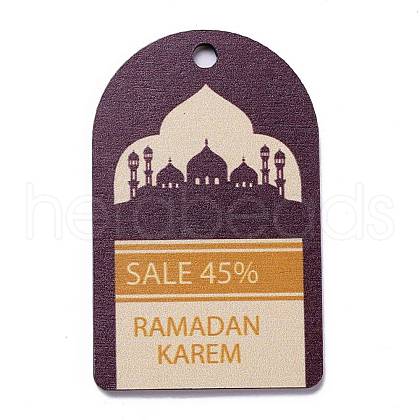 Ramadan Theme Wood Pendants WOOD-C011-06D-1