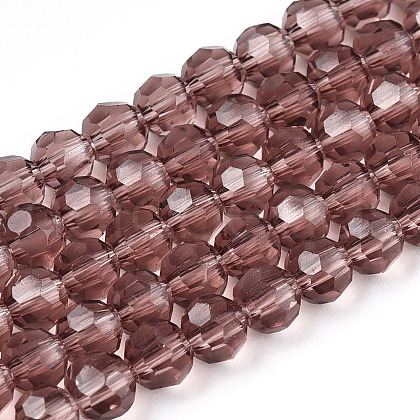 Glass Beads Strands EGLA-J042-4mm-06-1