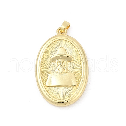 Brass Pendants KK-U062-21G-1