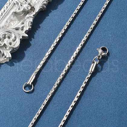 Tarnish Resistant 304 Stainless Steel Necklaces NJEW-E080-18P-1