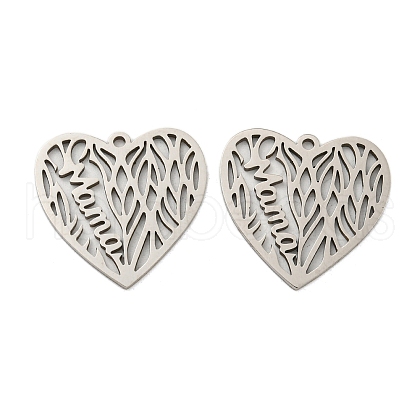 Non-Tarnish Mother's Day 316L Surgical Stainless Steel Pendants STAS-K280-14P-1