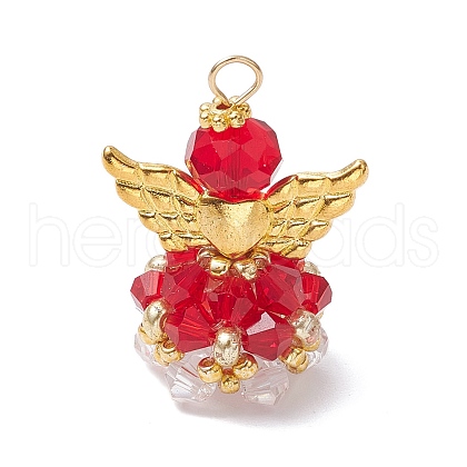 Glass Pendants PALLOY-MZ00664-09-1