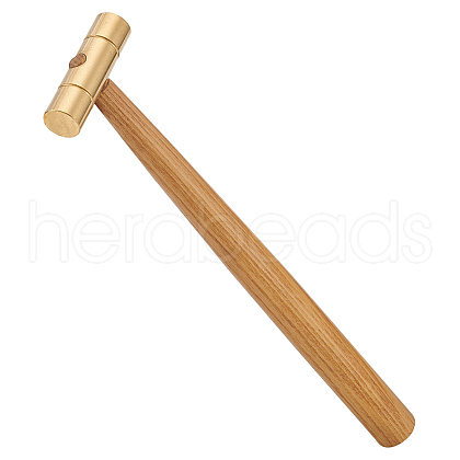 Brass Ball Hammer TOOL-WH0202-06G-1