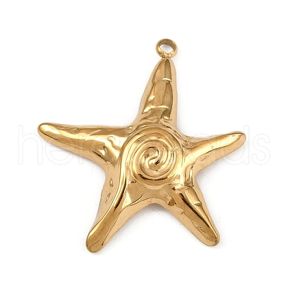 304 Stainless Steel Pendants STAS-B092-05C-G-1