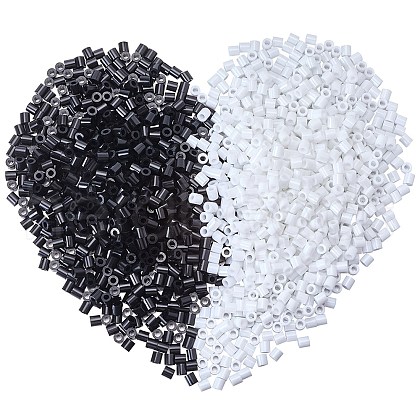 SOFPLATE 2000Pcs 2 Colors PE DIY Melty Beads Fuse Beads Refills DIY-SP0002-09-1